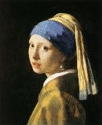 Jan Vermeer Head of a Young Woman oil on canvas